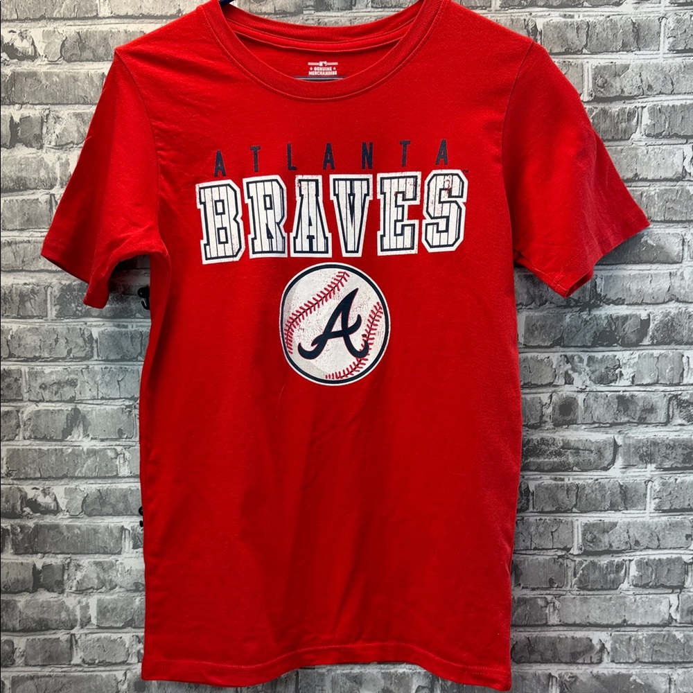 Genuine Merchandise Red‎ Atlanta Braves Kids Tee